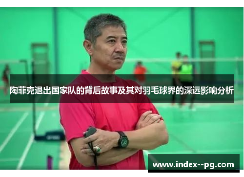 陶菲克退出国家队的背后故事及其对羽毛球界的深远影响分析